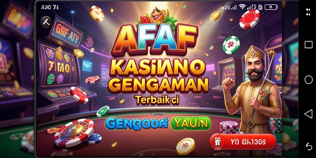Screenshot utama AFAF yang menampilkan pengalaman seru bermain Kasino.
