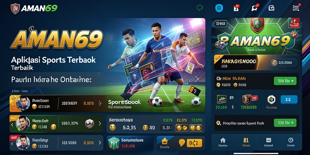 Tampilan gameplay AMAN69 dengan berbagai pilihan taruhan olahraga.