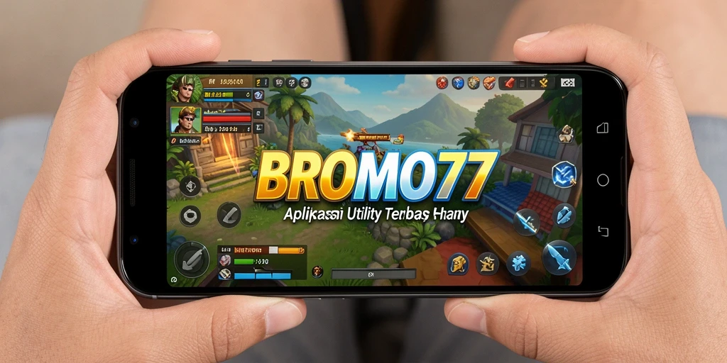 Tampilan antarmuka intuitif BROMO77 untuk keperluan sehari-hari.