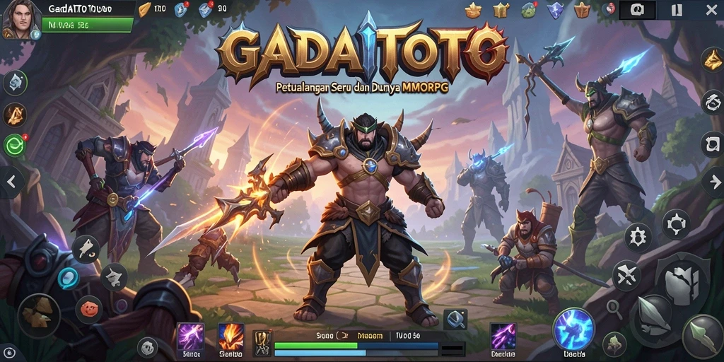 Screenshot gameplay menampilkan aksi petualangan seru di GADAITOTO.
