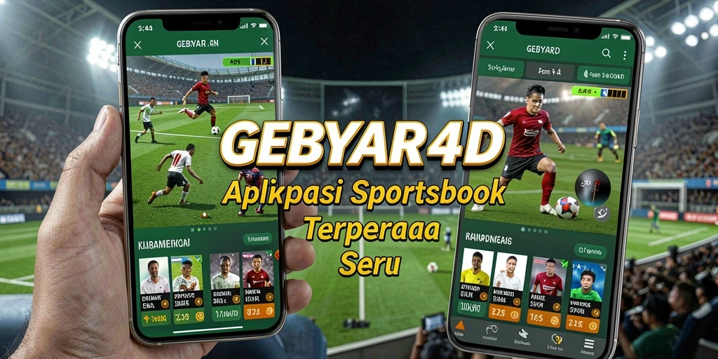 Tampilan menarik dari aplikasi GEBYAR4D saat bertaruh.