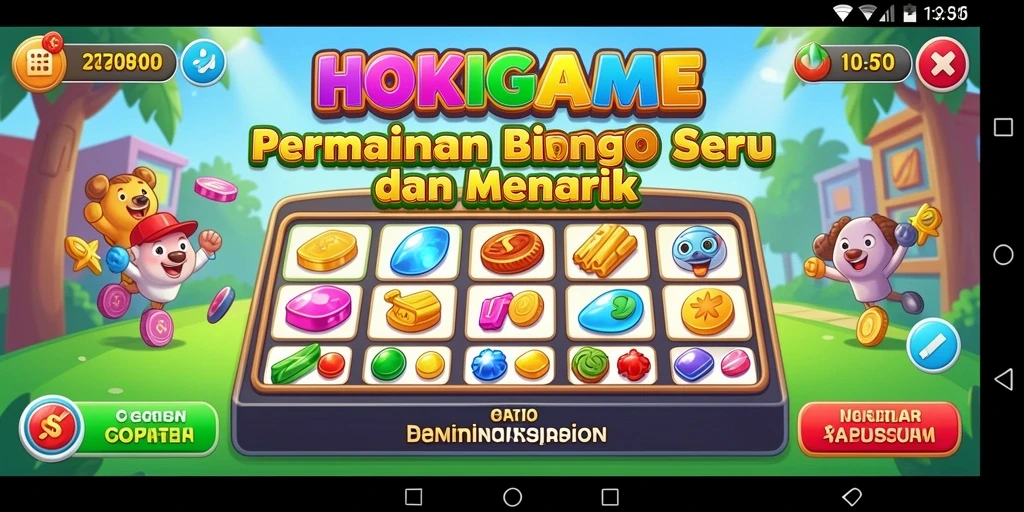 Tampilan gameplay Bingo yang seru dan interaktif di HOKIGAME.