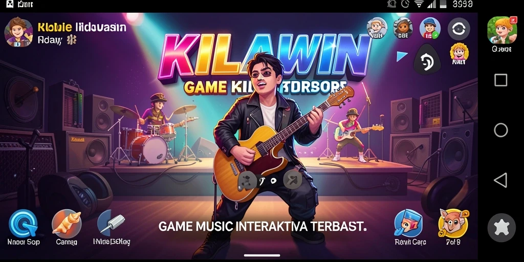 Screenshot KILAUWIN menampilkan momen seru saat bermain musik.