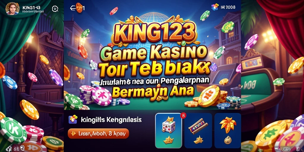 Tampilan menarik dari gameplay Kasino KING123 yang mengasyikkan.