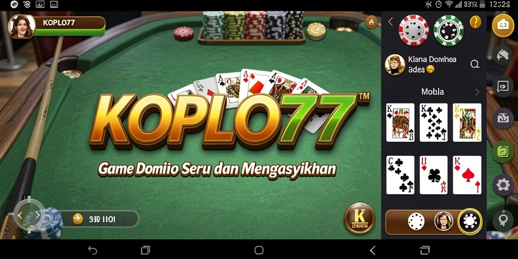 Tampilan gameplay KOPLO77 yang seru dan menantang.