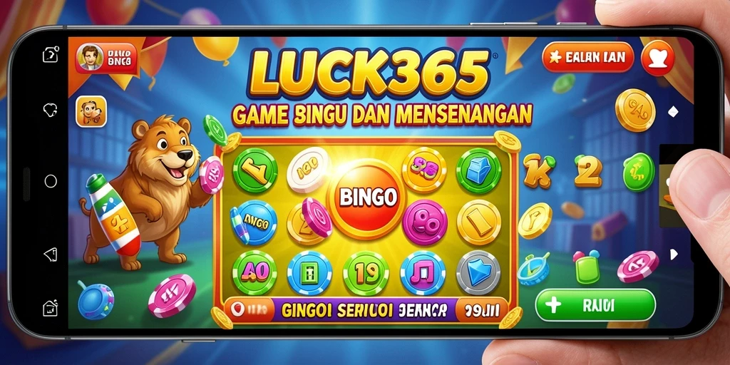 Game Bingo LUCK365 dengan tampilan yang menarik dan interaktif.