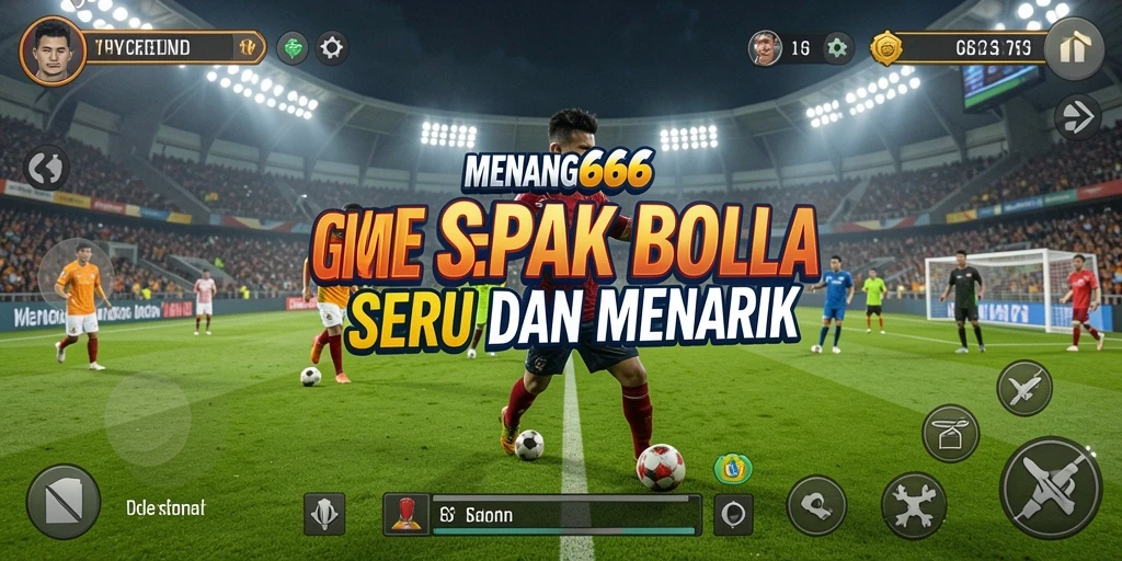 Tampilan menarik gameplay sepak bola di MENANG666.