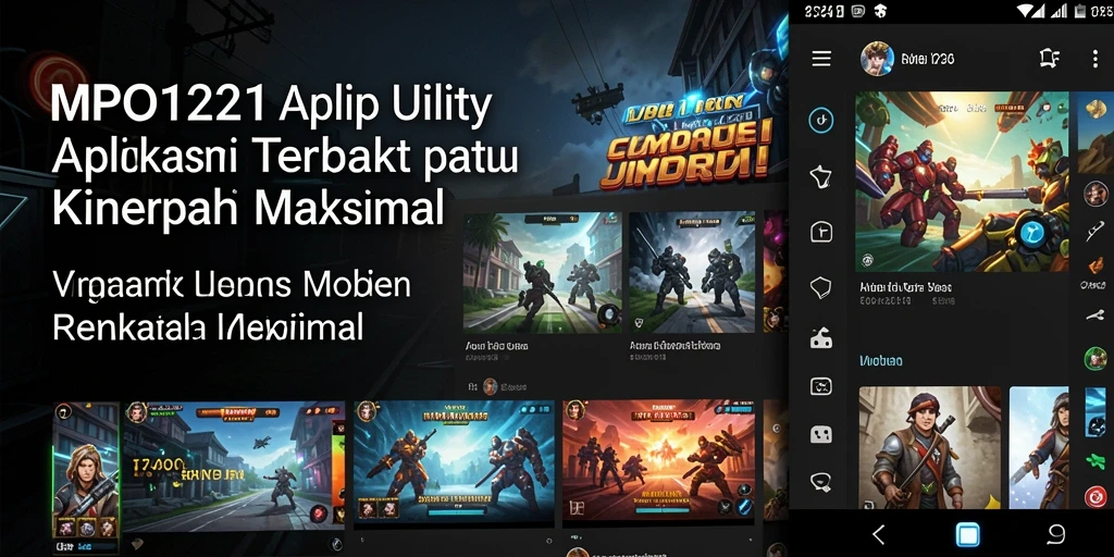 Tampilan utama MPO1221 dengan kontrol pembersihan yang sederhana.