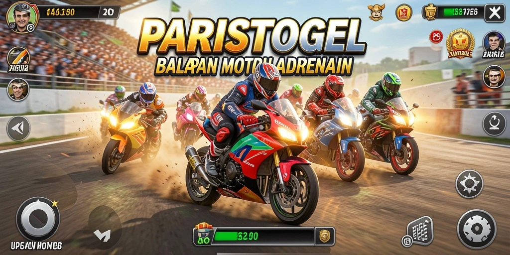 Tampilan gameplay menegangkan di PARISTOGEL.