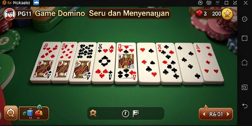 Tampilan gameplay seru PG11 dengan pemain bersaing di Domino.