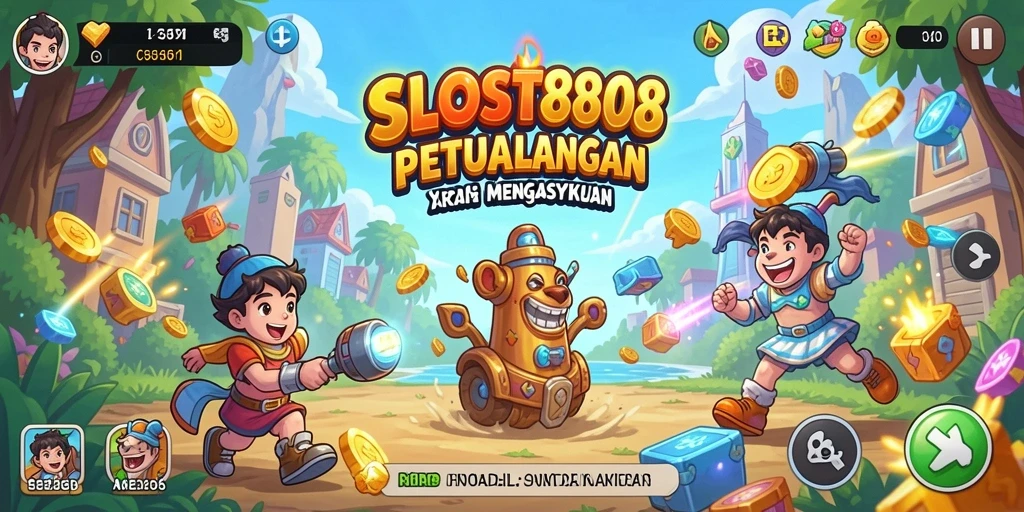 Tampilan seru gameplay SLOST8808 dengan grafis menawan.