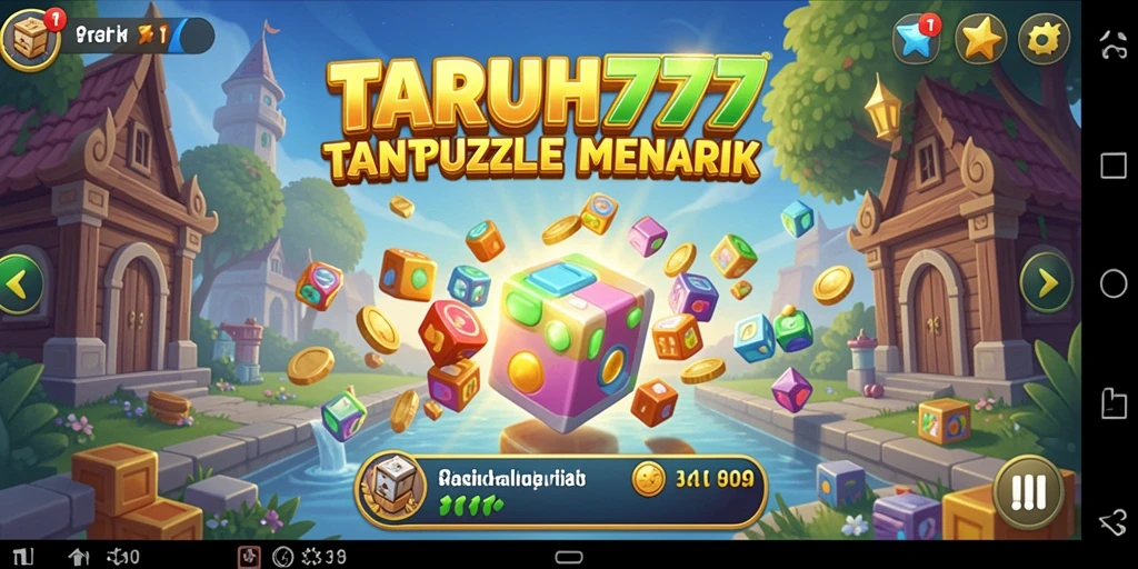 Tampilan gameplay TARUH777 dengan berbagai teka-teki menarik.