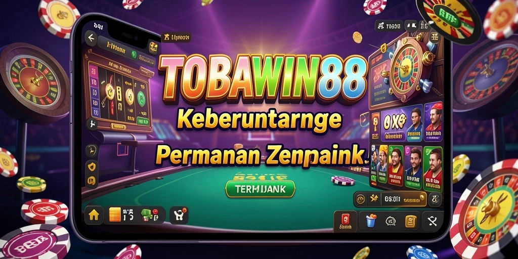 Tampilan gameplay seru dan menarik dalam aplikasi TOBAWIN88.