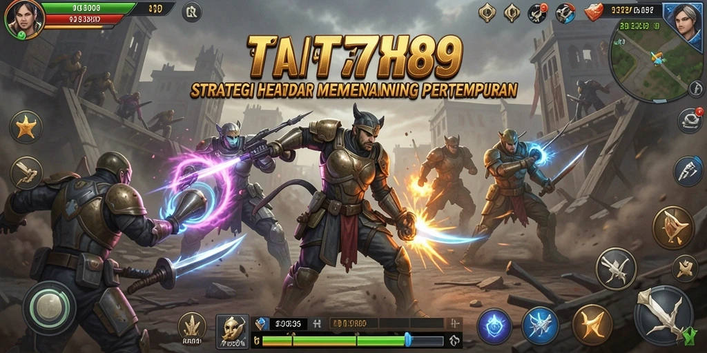 Screenshot TT789 menampilkan aksi strategis dalam pertempuran.